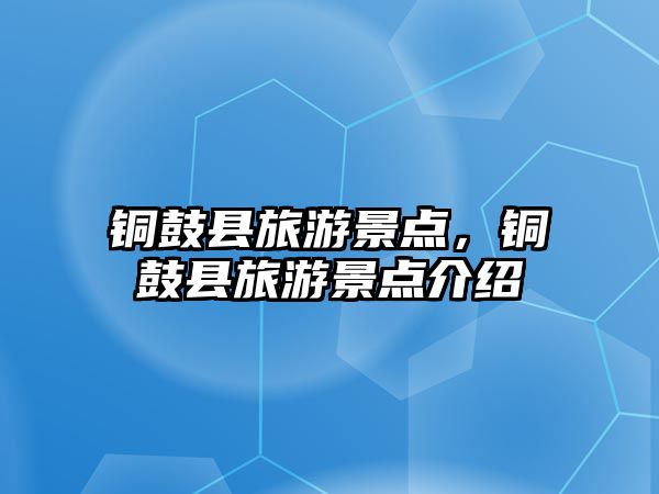 銅鼓縣旅游景點，銅鼓縣旅游景點介紹