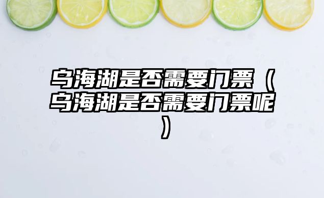 烏海湖是否需要門票（烏海湖是否需要門票呢）