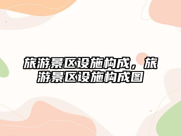 旅游景區設施構成，旅游景區設施構成圖