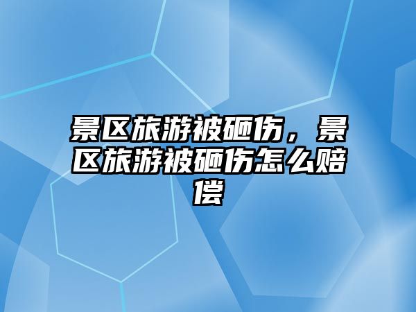 景區旅游被砸傷，景區旅游被砸傷怎么賠償