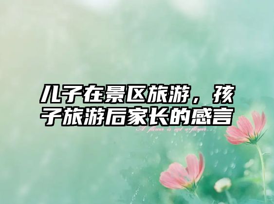 兒子在景區(qū)旅游，孩子旅游后家長(zhǎng)的感言
