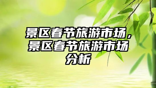 景區(qū)春節(jié)旅游市場(chǎng)，景區(qū)春節(jié)旅游市場(chǎng)分析