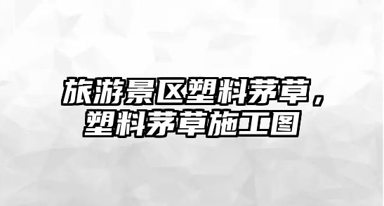 旅游景區塑料茅草，塑料茅草施工圖