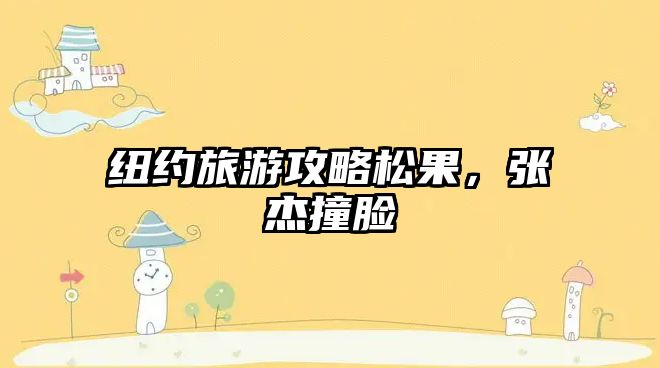 紐約旅游攻略松果，張杰撞臉
