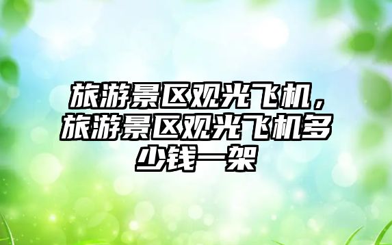 旅游景區觀光飛機，旅游景區觀光飛機多少錢一架