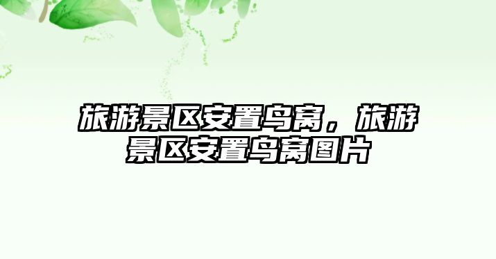 旅游景區安置鳥窩，旅游景區安置鳥窩圖片