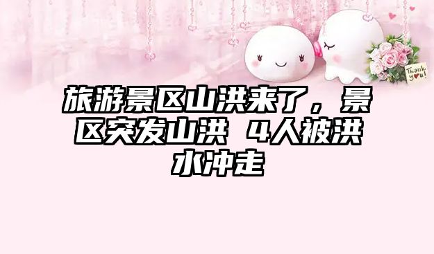 旅游景區(qū)山洪來了，景區(qū)突發(fā)山洪 4人被洪水沖走