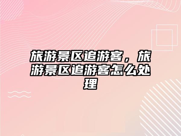 旅游景區(qū)追游客，旅游景區(qū)追游客怎么處理