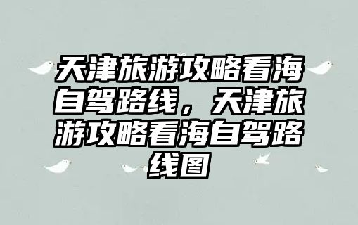 天津旅游攻略看海自駕路線，天津旅游攻略看海自駕路線圖