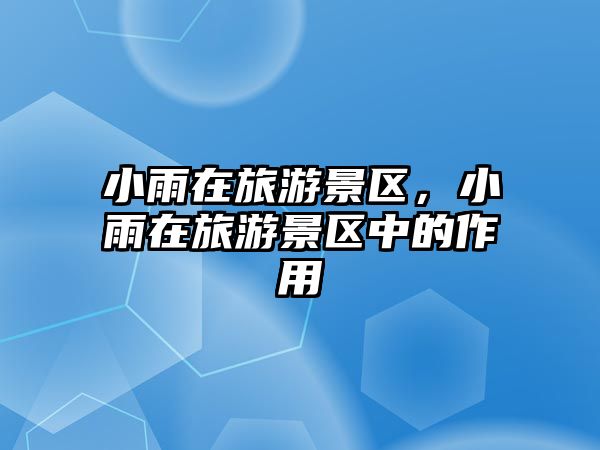 小雨在旅游景區(qū)，小雨在旅游景區(qū)中的作用