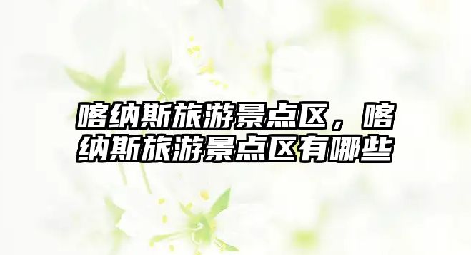 喀納斯旅游景點區，喀納斯旅游景點區有哪些