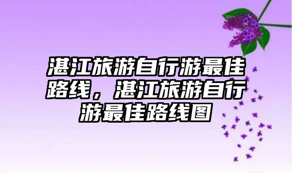 湛江旅游自行游最佳路線，湛江旅游自行游最佳路線圖