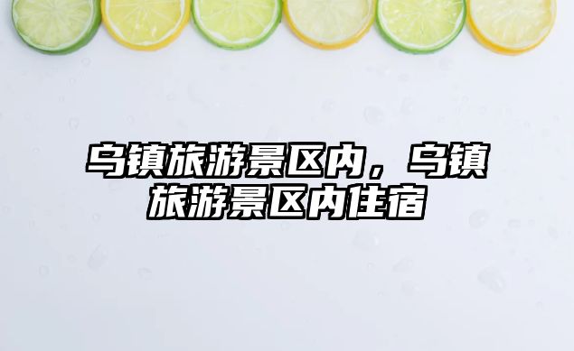 烏鎮旅游景區內，烏鎮旅游景區內住宿