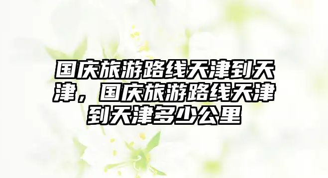 國慶旅游路線天津到天津，國慶旅游路線天津到天津多少公里