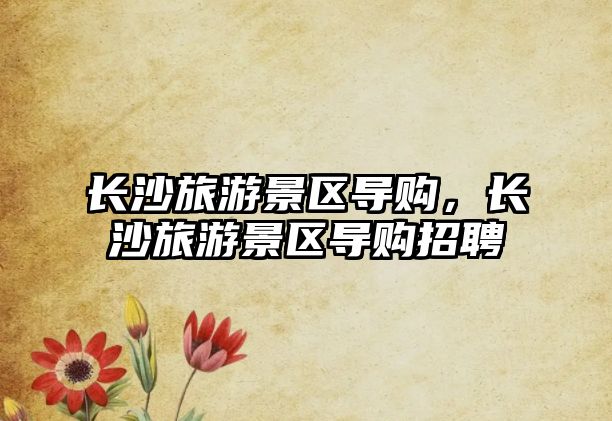 長沙旅游景區導購，長沙旅游景區導購招聘
