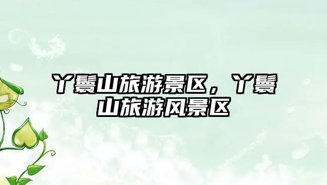 丫鬟山旅游景區，丫鬟山旅游風景區