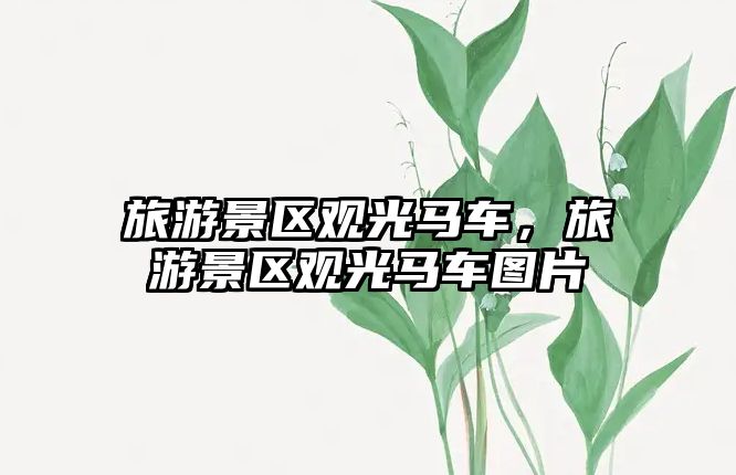旅游景區觀光馬車，旅游景區觀光馬車圖片